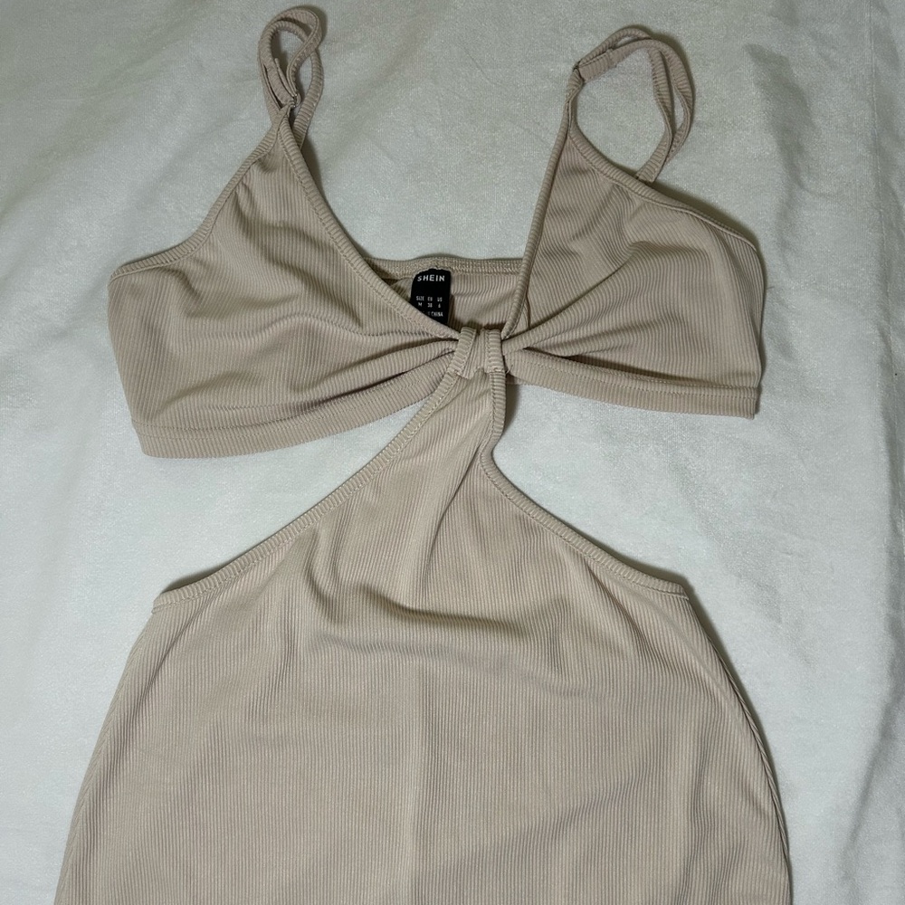 Cut Out Ribbed Dress - Picture 4 of 5